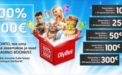 olybet online tervitusboonus