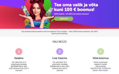 supercasino tervitusboonus