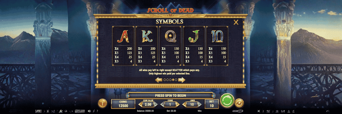 Игровой автомат Scroll of Dead 