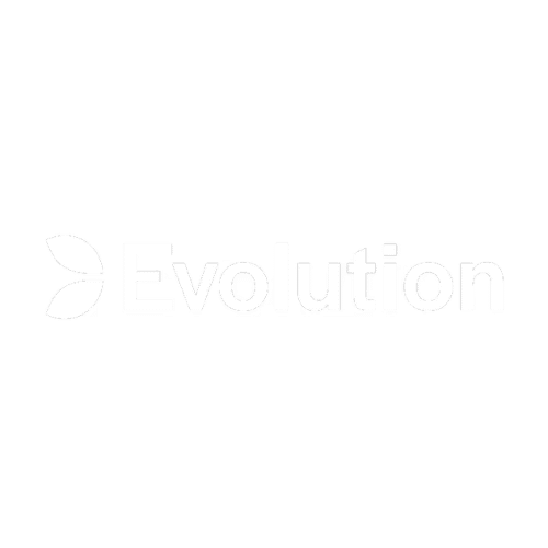 evolution white logo